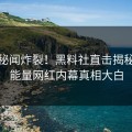 每日秘闻炸裂！黑料社直击揭秘，正能量网红内幕真相大白