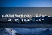 网曝黑料导航最新爆料，震撼真相内幕，网红丑闻真相让人瞠目
